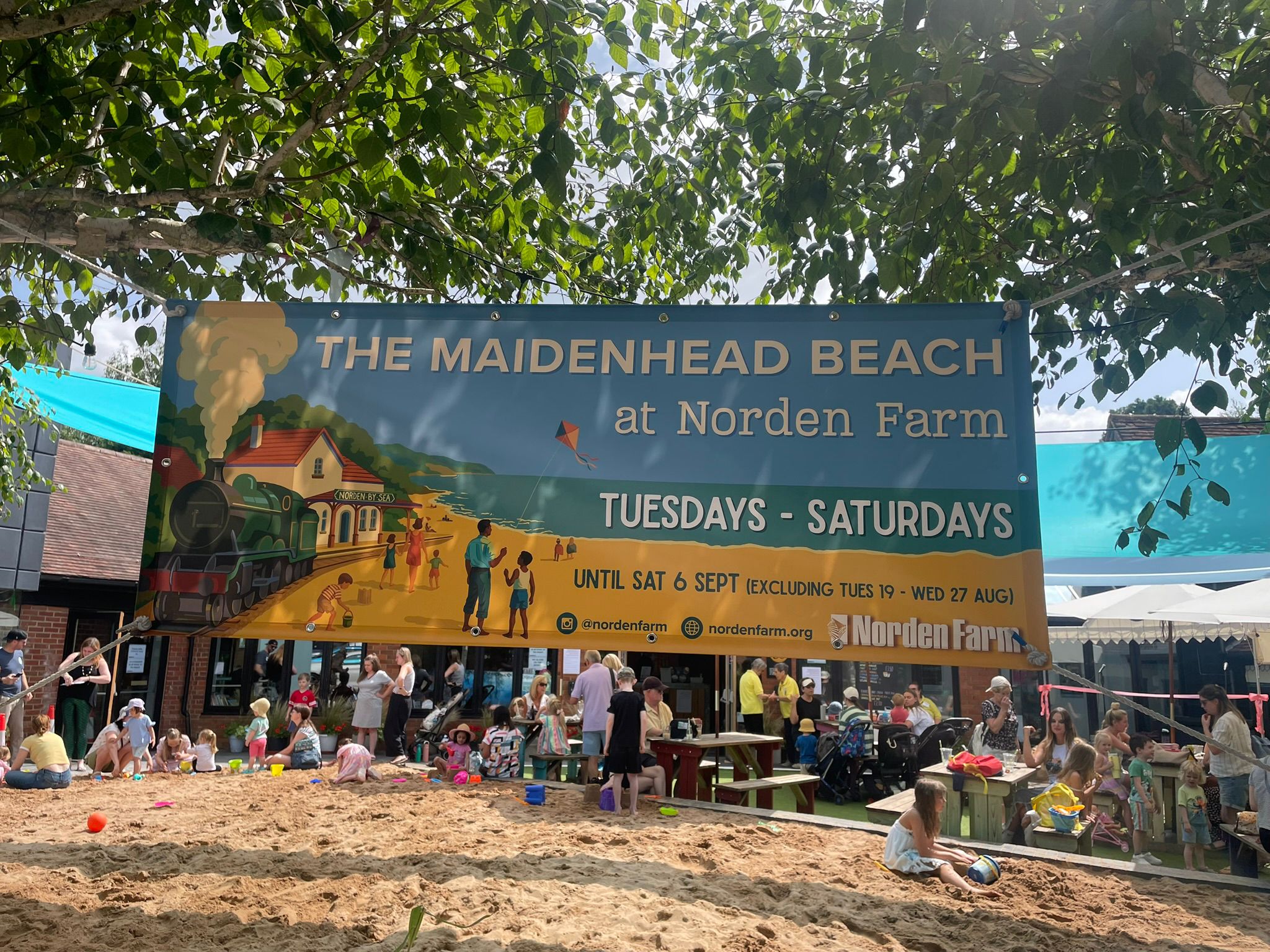 The Maidenhead Beach at Norden Farm