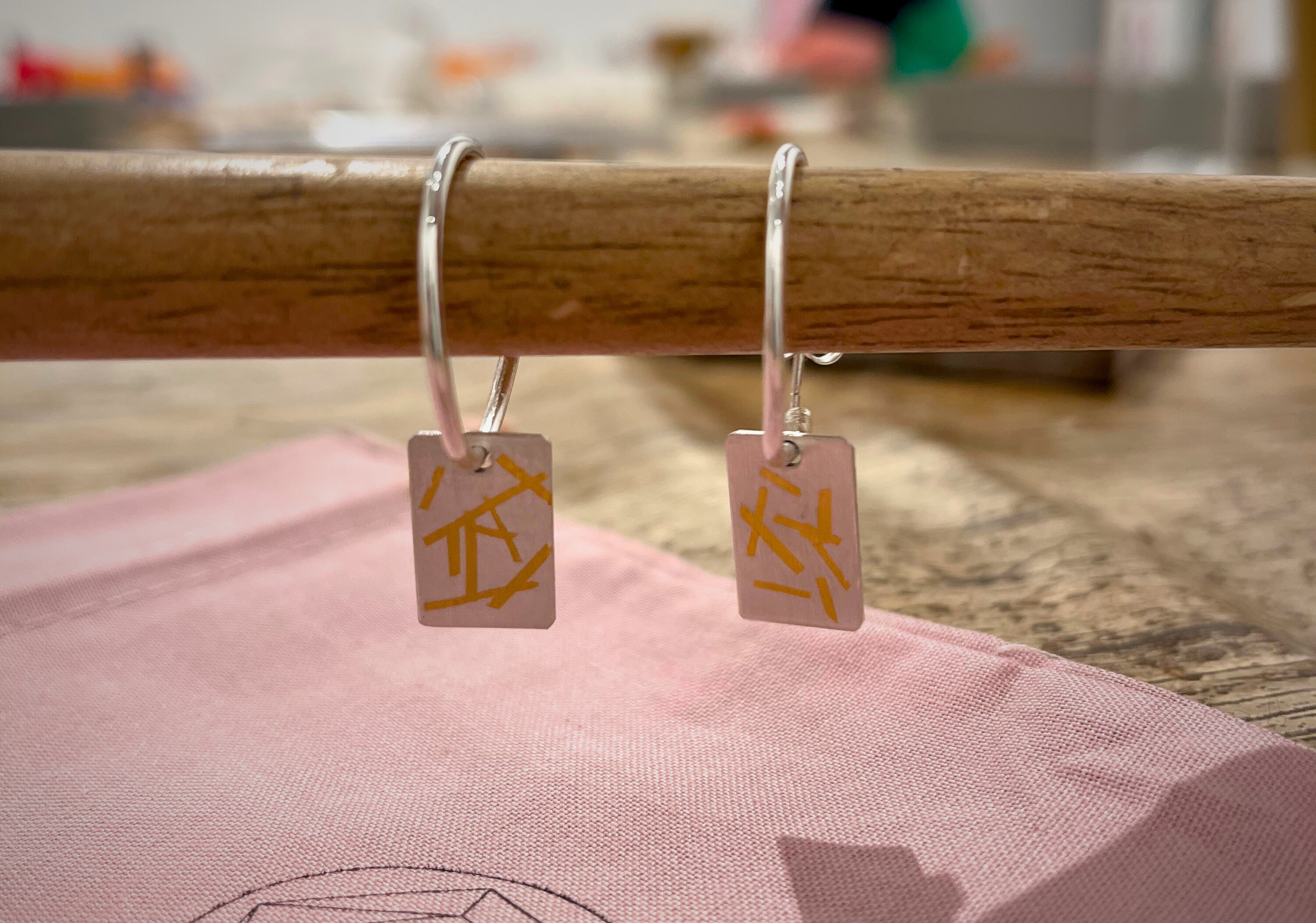 Silver Earring Workshop with Keum Boo Technique