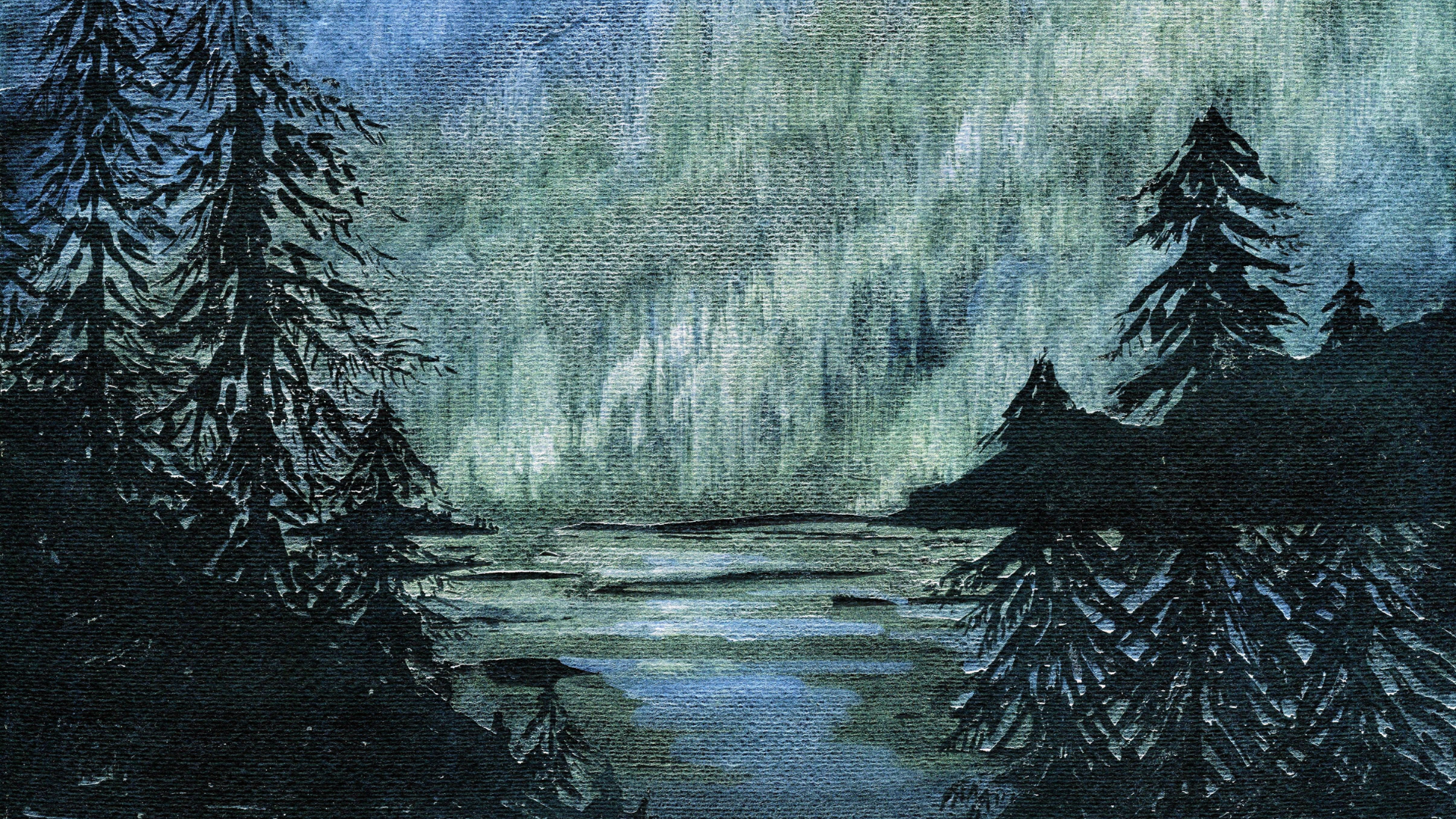 Painting on Black Paper 2: using iridescent, interference or metallic, pastels or watercolours