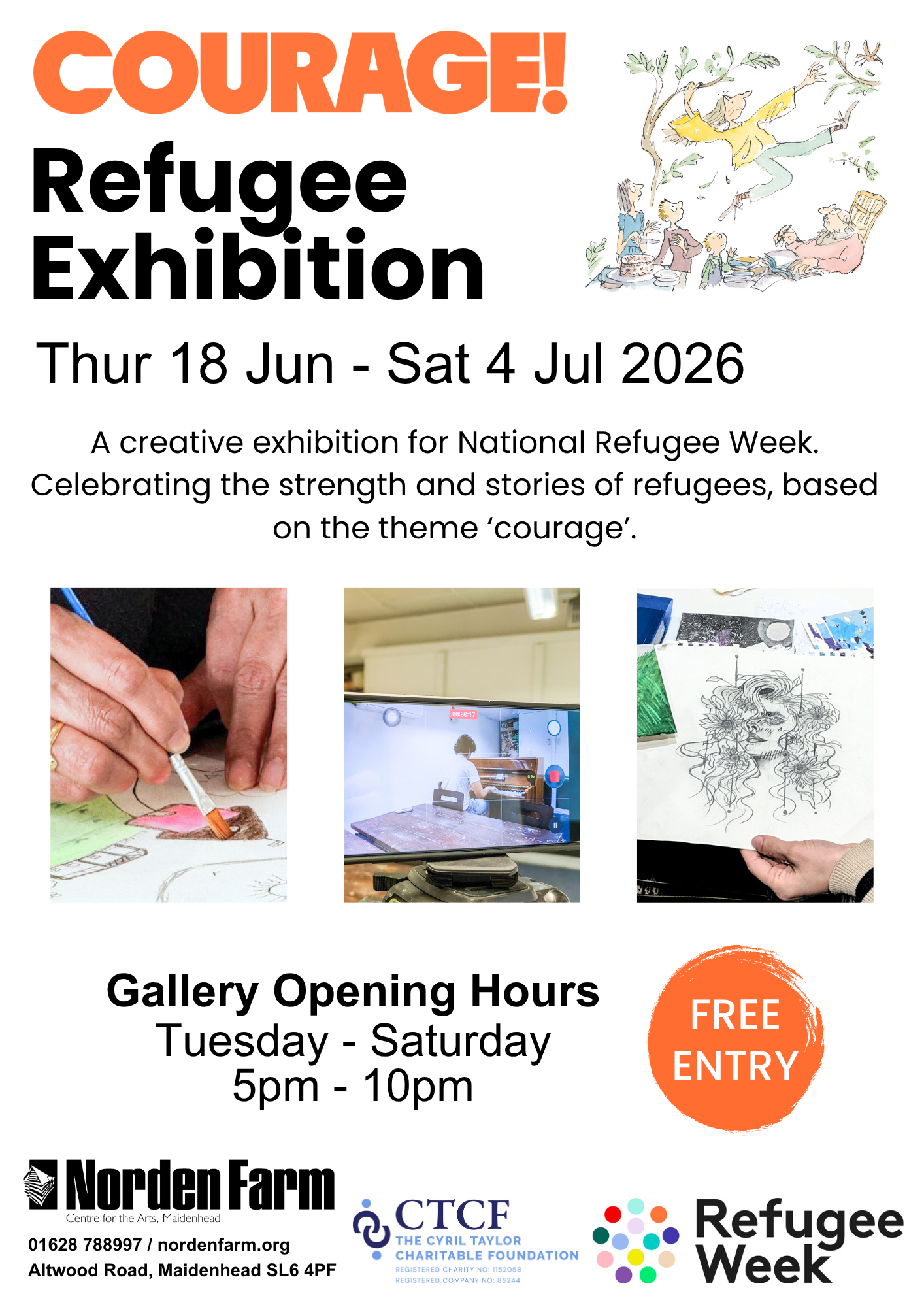 Courage - Refugee Exhibition 