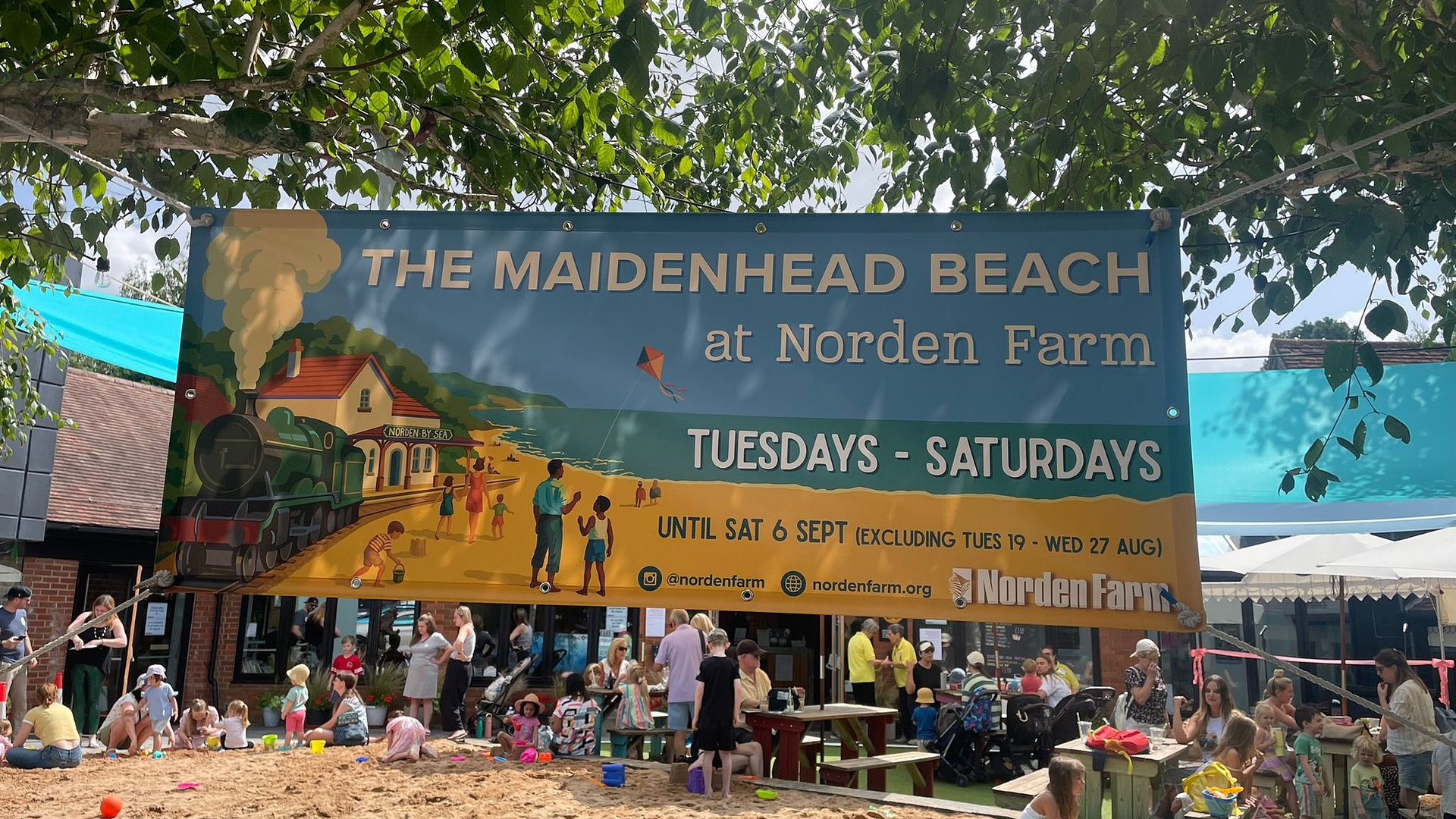 The Maidenhead Beach at Norden Farm