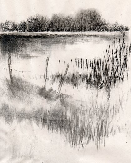 Charcoal, Ink, Resist: Winter Landscapes : Norden Farm Centre for the ...